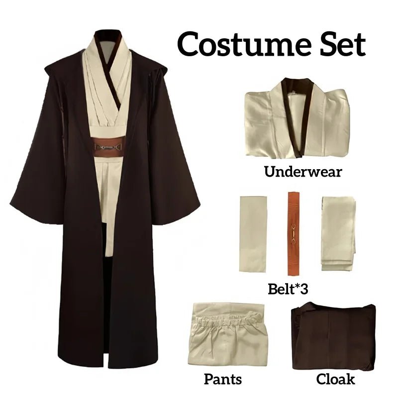 Disfraz de Jedi Obi-Wan Kenobi Hombre con Túnica - AANHORA-SHOPPING
