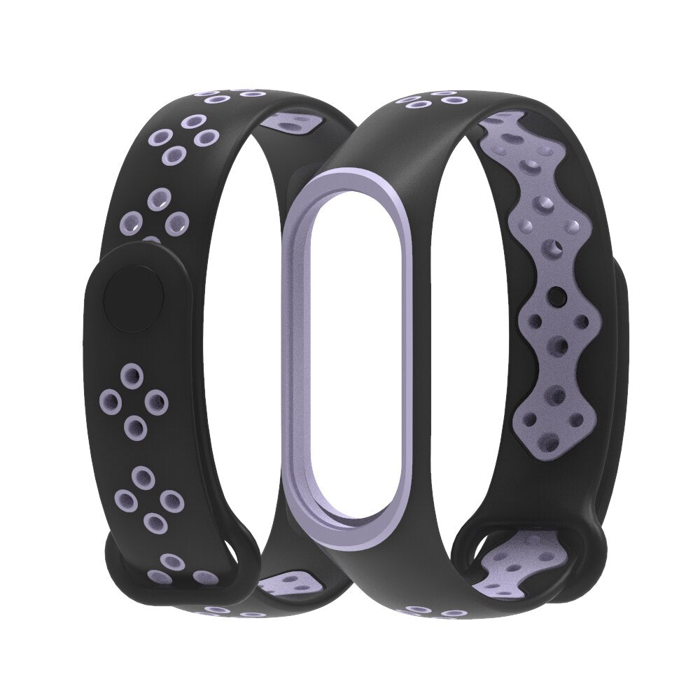 Perforated Silicone Band for Xiaomi Mi Band 3 AANHORA-SHOPPING