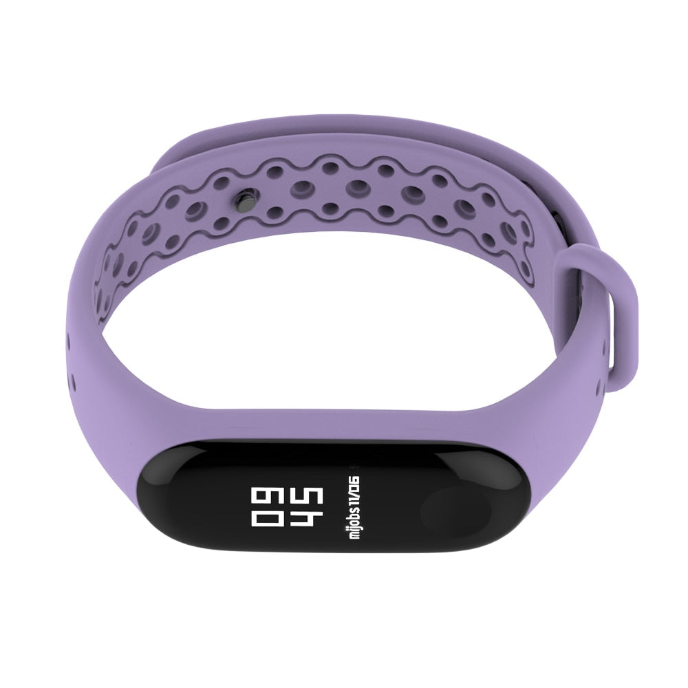 Perforated Silicone Band for Xiaomi Mi Band 3 AANHORA-SHOPPING