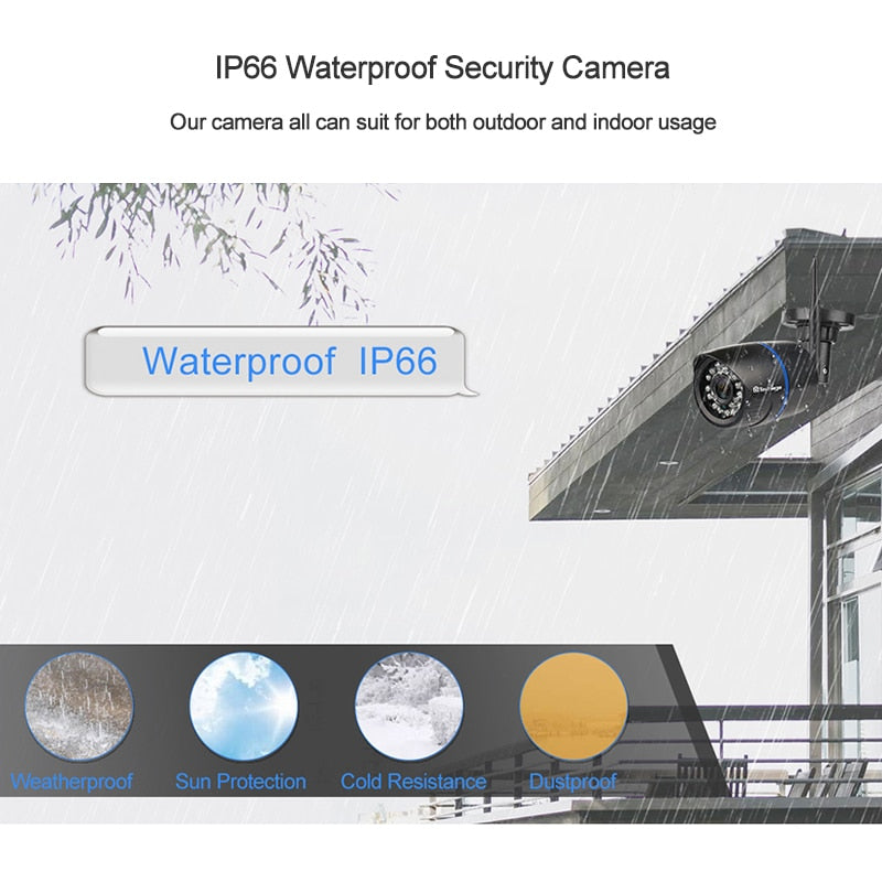 Wireless Outdoor IP Camera with IR Night Vision AANHORA-SHOPPING