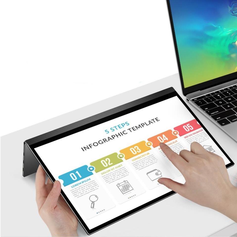 4K Portable Monitor Touchscreen AANHORA-SHOPPING