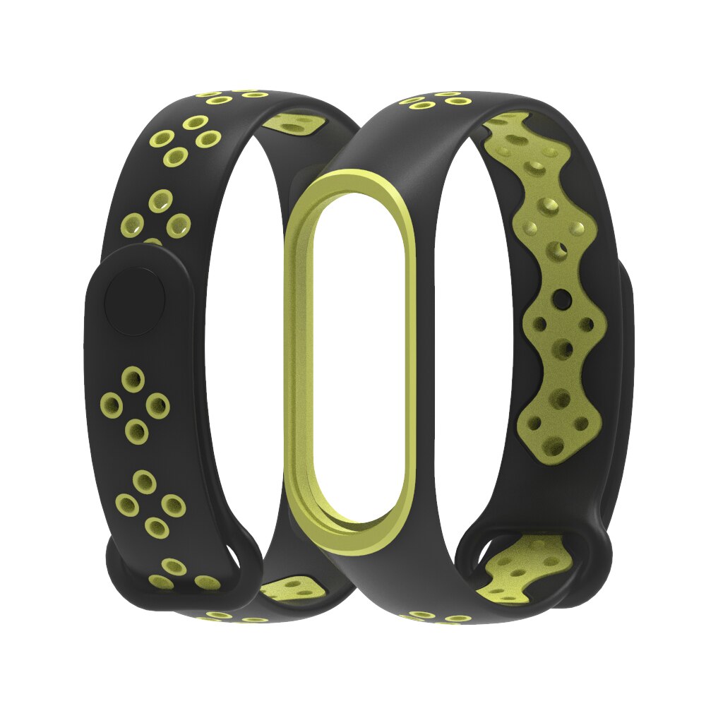 Perforated Silicone Band for Xiaomi Mi Band 3 AANHORA-SHOPPING