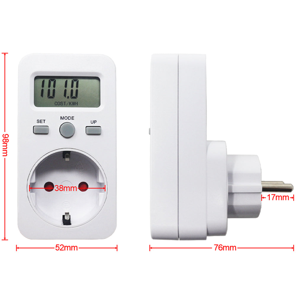 AC 230 V Digital Energy Monitor AANHORA-SHOPPING