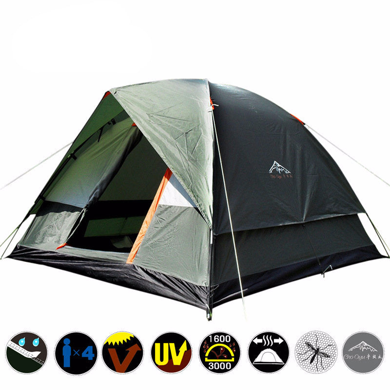 Three Person Double Layer Tent AANHORA-SHOPPING