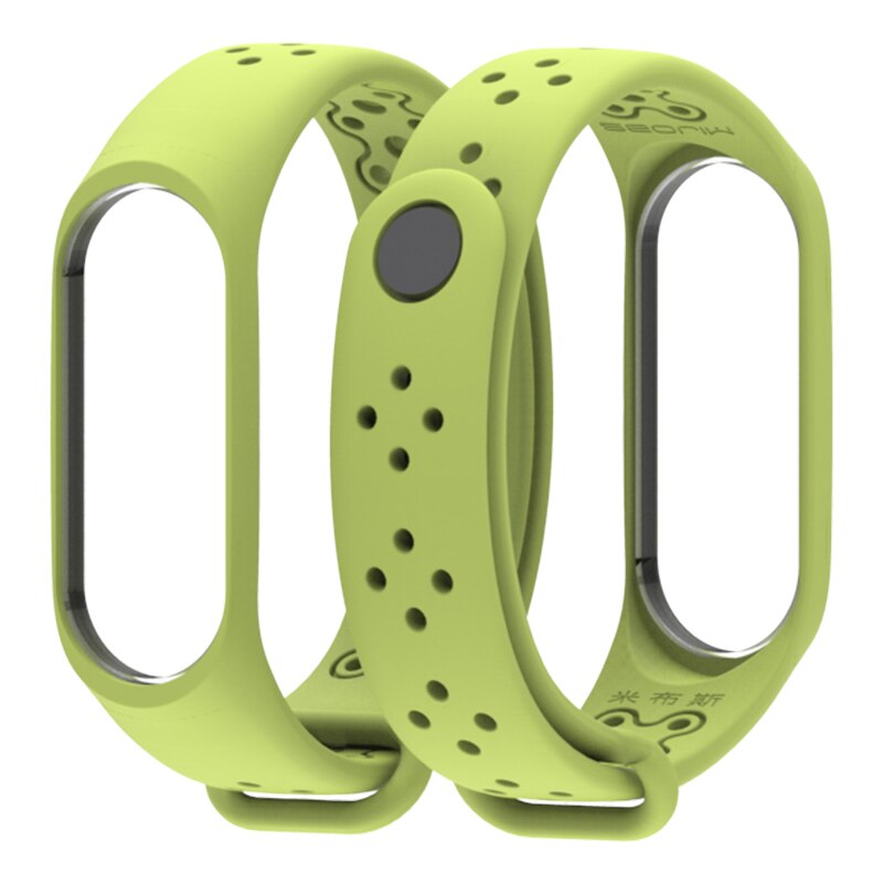 Perforated Silicone Band for Xiaomi Mi Band 3 AANHORA-SHOPPING