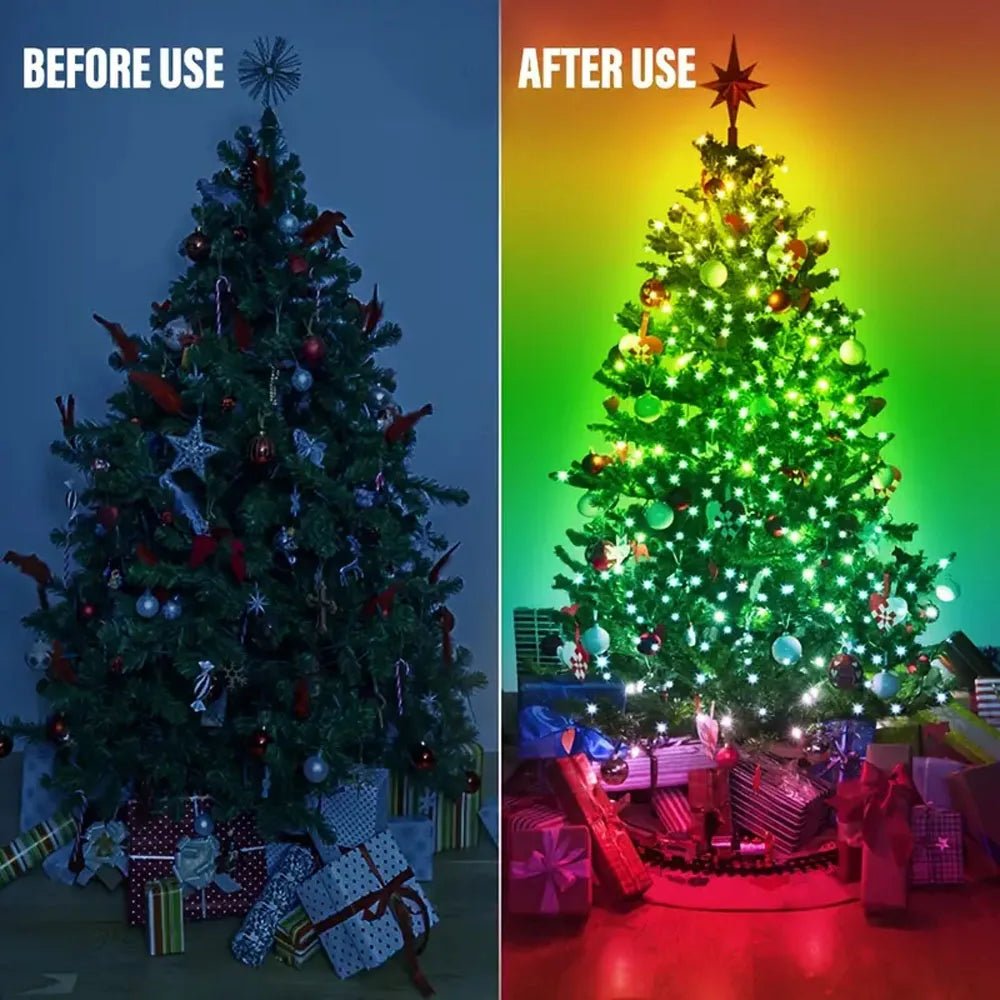 Guirnalda RGBIC de Exterior para Halloween y Navidad, con Mando y App - AANHORA-SHOPPING