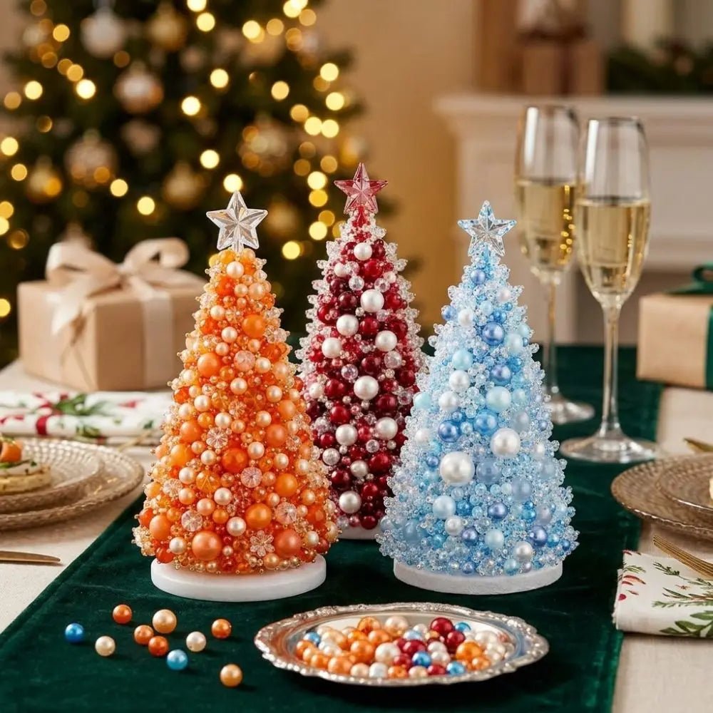 Kit de Árbol de Navidad de Cuentas para Montar de Sobremesa - AANHORA-SHOPPING