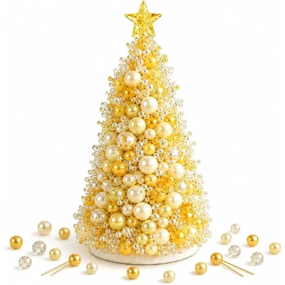 Kit de Árbol de Navidad de Cuentas para Montar de Sobremesa - AANHORA-SHOPPING