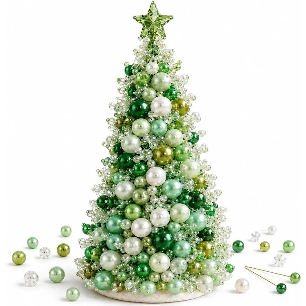 Kit de Árbol de Navidad de Cuentas para Montar de Sobremesa - AANHORA-SHOPPING