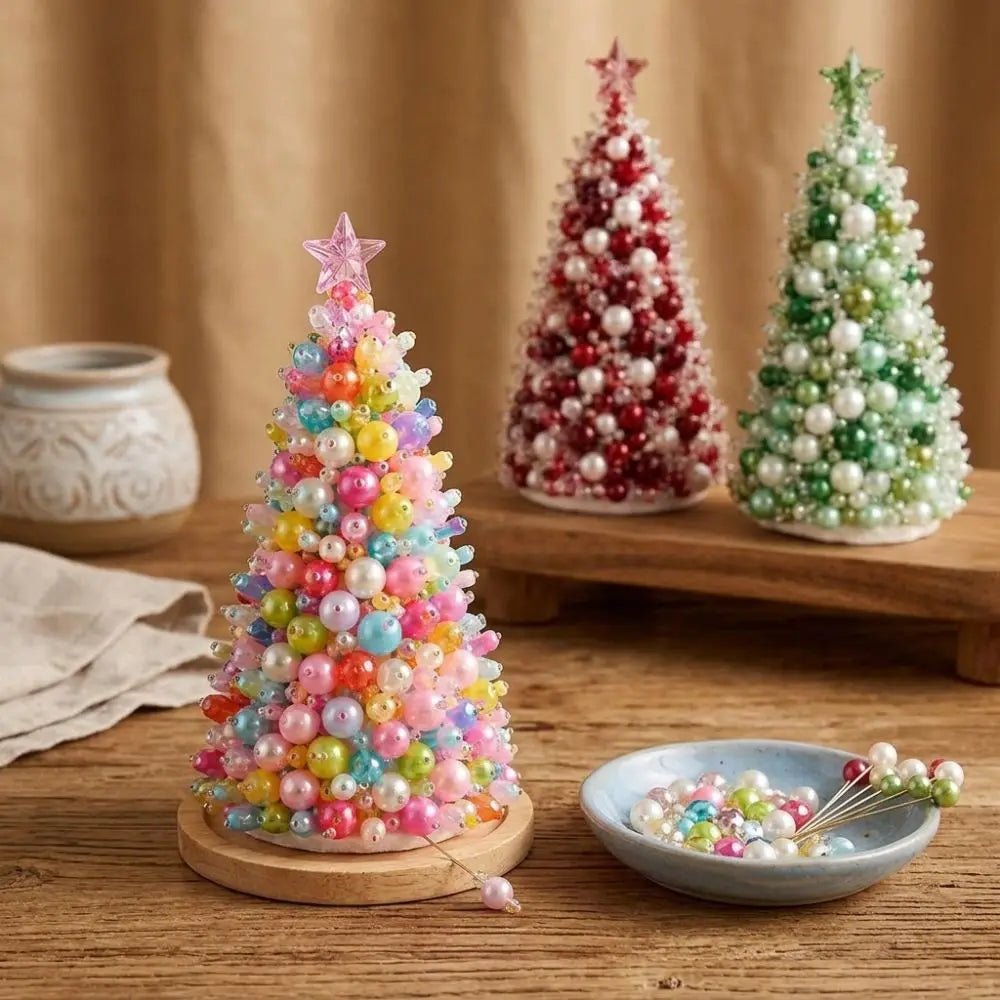 Kit de Árbol de Navidad de Cuentas para Montar de Sobremesa - AANHORA-SHOPPING
