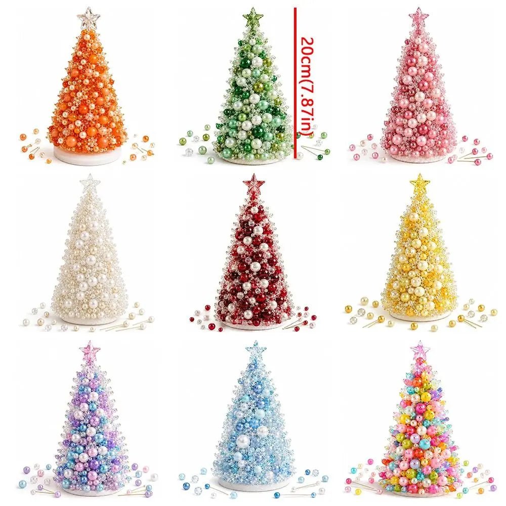 Kit de Árbol de Navidad de Cuentas para Montar de Sobremesa - AANHORA-SHOPPING