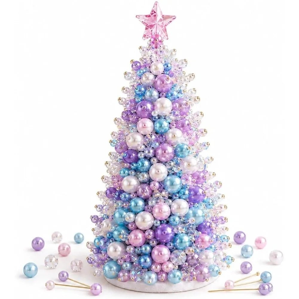Kit de Árbol de Navidad de Cuentas para Montar de Sobremesa - AANHORA-SHOPPING