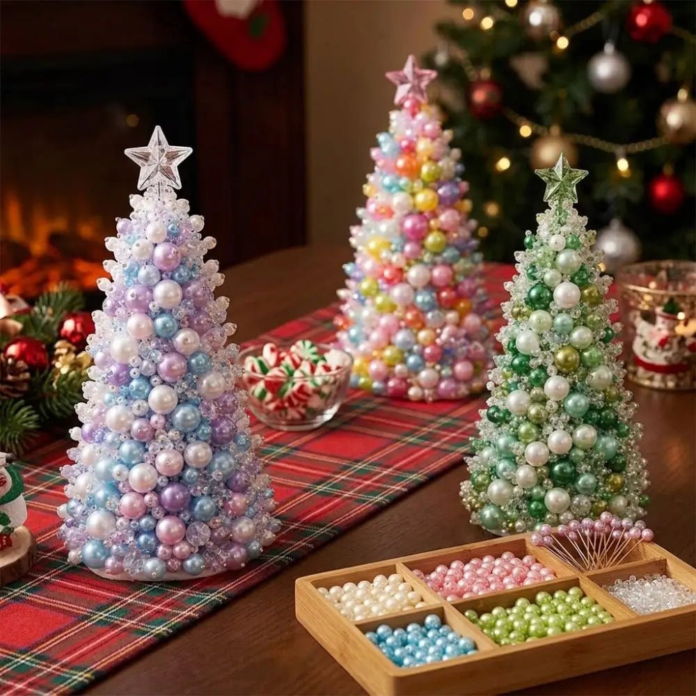 Kit de Árbol de Navidad de Cuentas para Montar de Sobremesa - AANHORA-SHOPPING