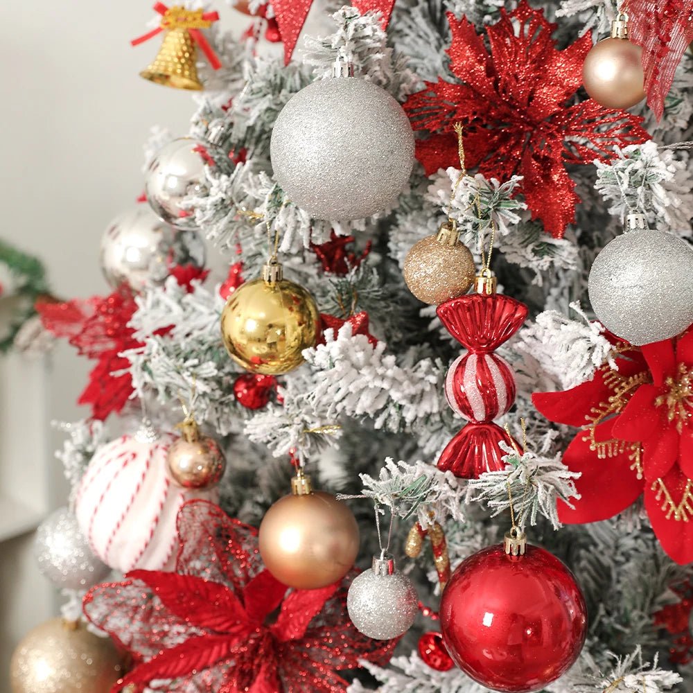Pack de 24 Bolas de Navidad de 3 cm para Árbol - AANHORA-SHOPPING