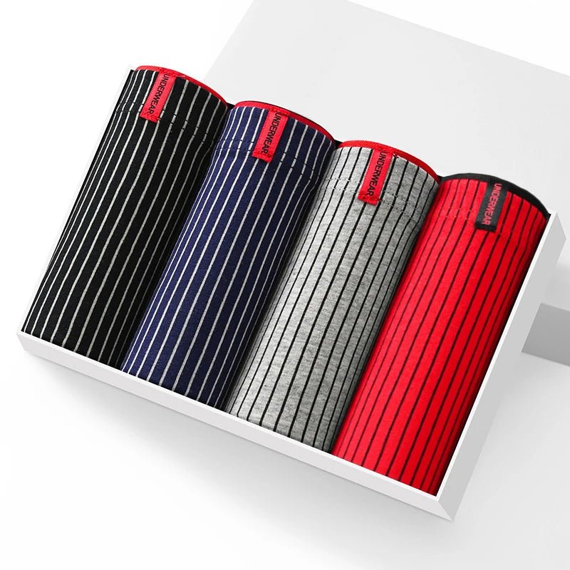 Pack de 4 Bóxers de Algodón para Hombre - AANHORA-SHOPPING