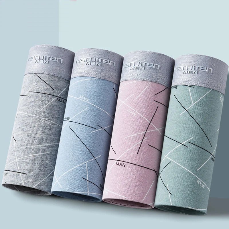 Pack de 4 Bóxers de Algodón para Hombre - AANHORA-SHOPPING
