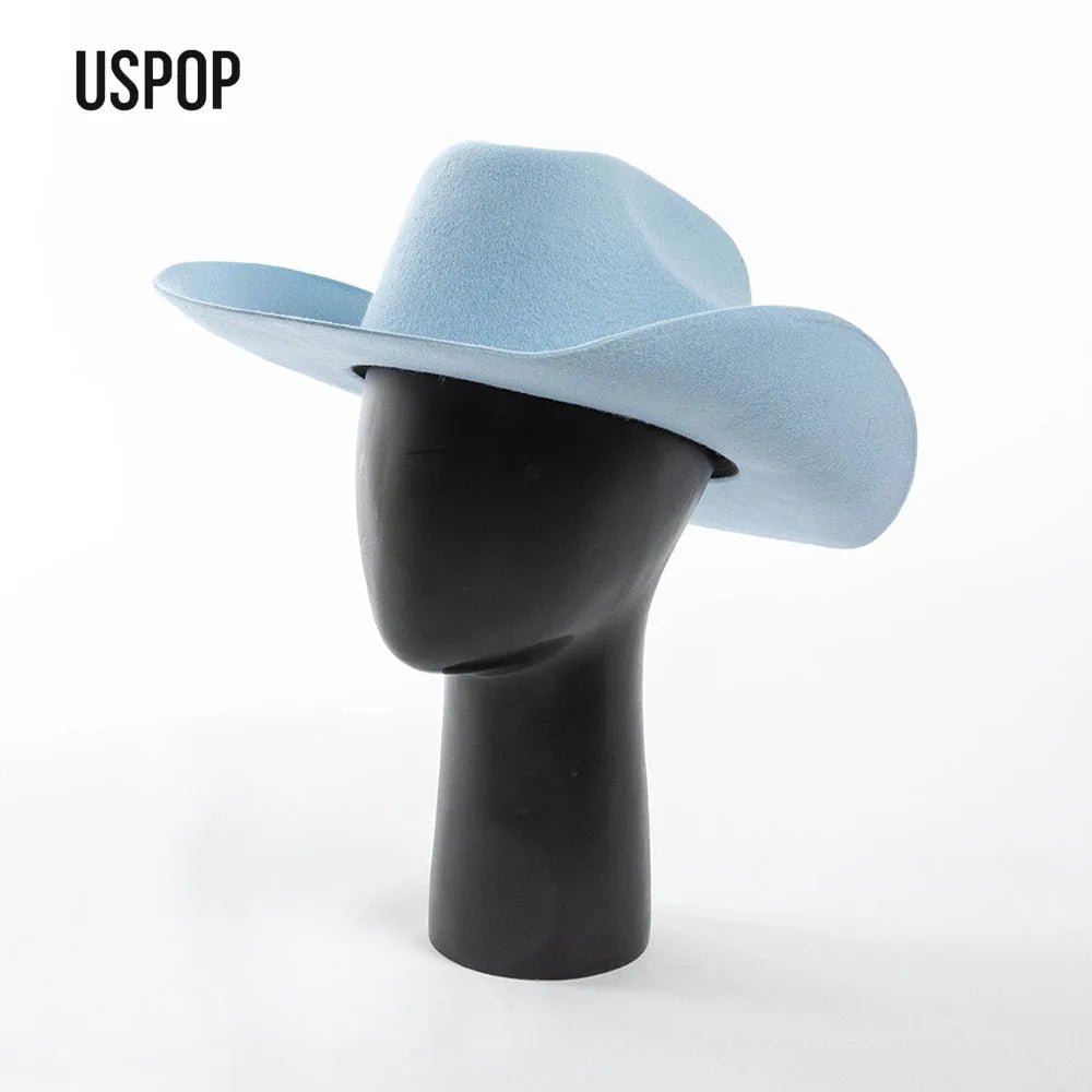 Sombrero vaquero de lana 100% USPOP - AANHORA-SHOPPING