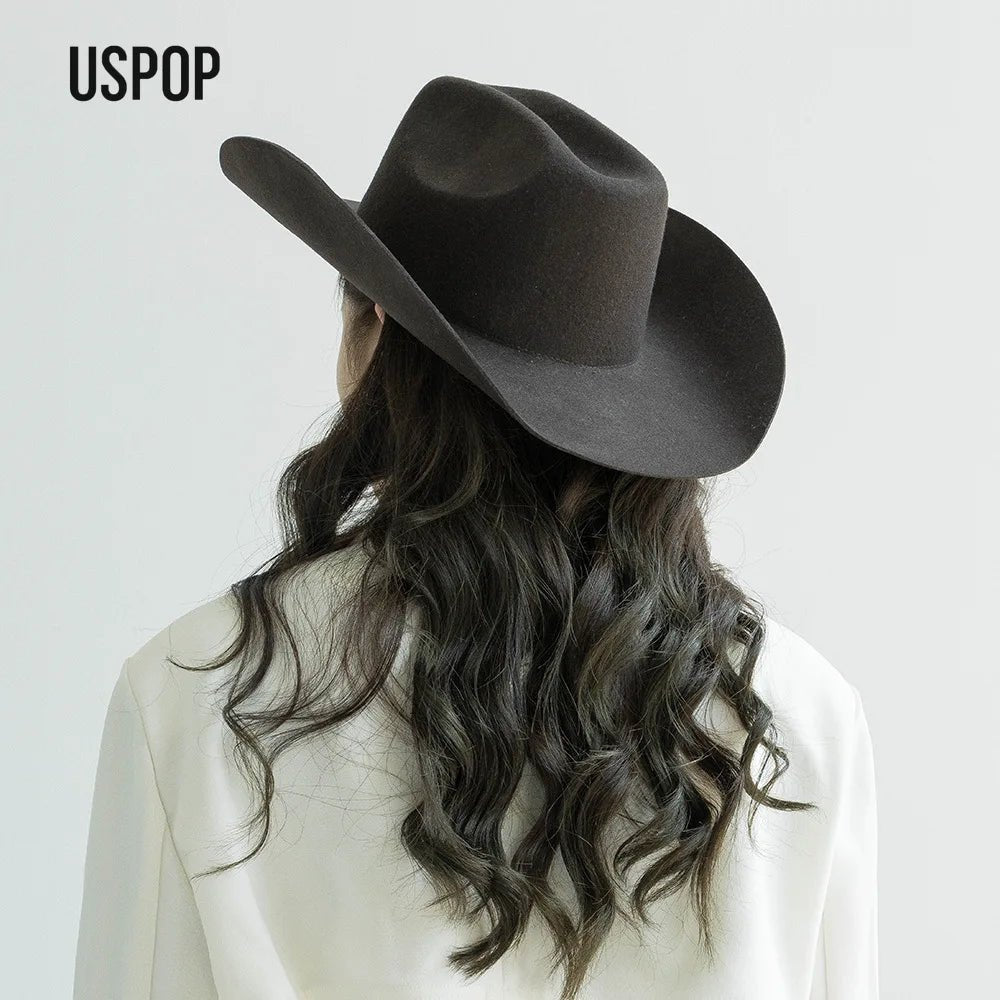 Sombrero vaquero de lana 100% USPOP - AANHORA-SHOPPING